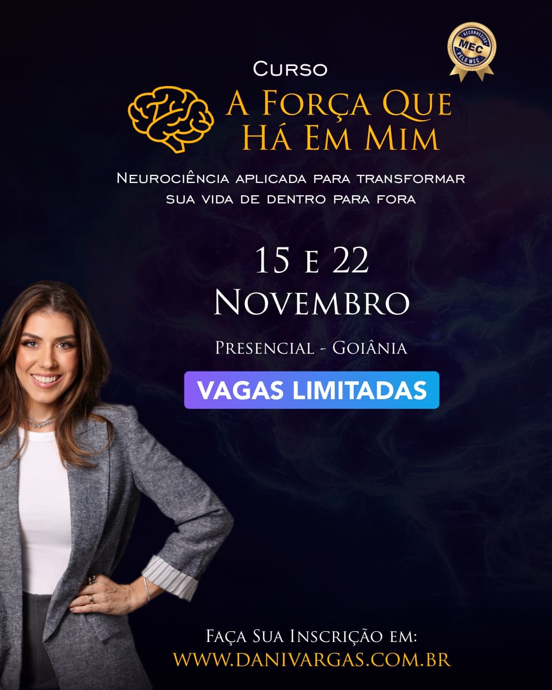 Curso A For&ccedil;a que H&aacute; em Mim - Turma 02/2025